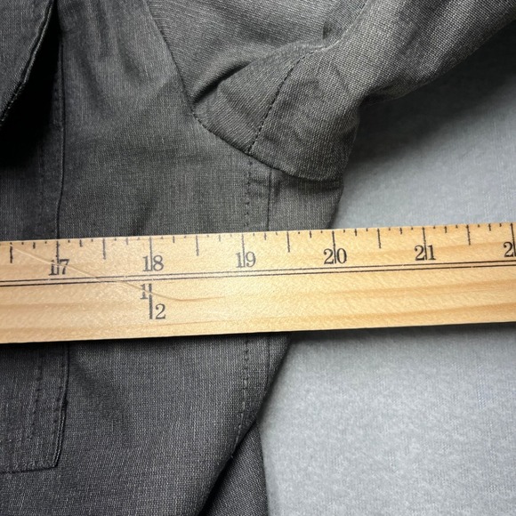 UNIQLO Men's Chore Coat Gray Hooded Utility Jacket Lightweight polymaid Medium - Picture 12 of 16